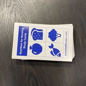 Level Up Rn Nutrition for Nursing Study Cards